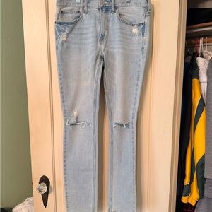 PacSun Light Wash Distressed Skinny Jeans